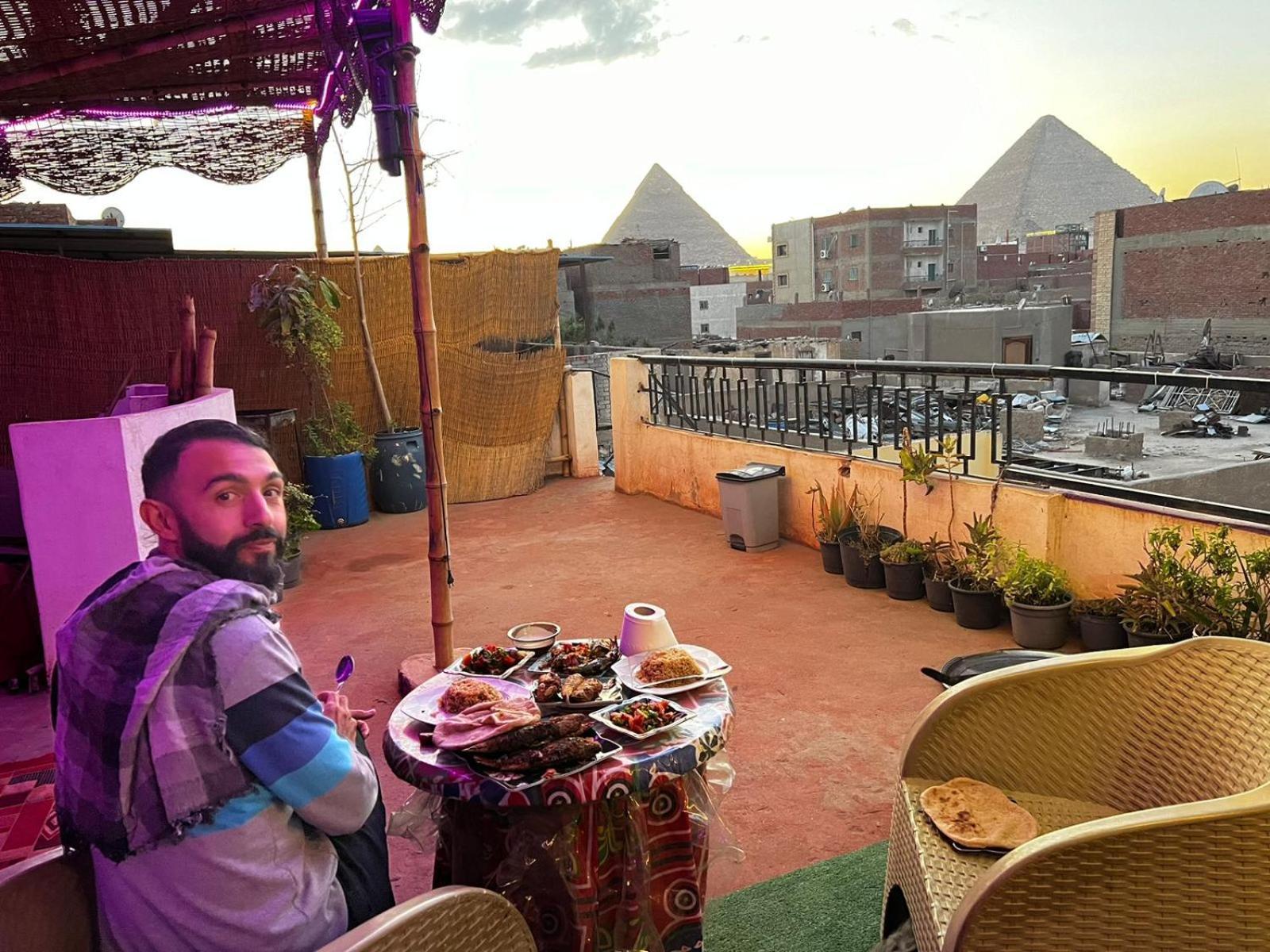Jana Pyramids View In 3 Bed and Breakfast Kafret el-Gabal Eksteriør billede
