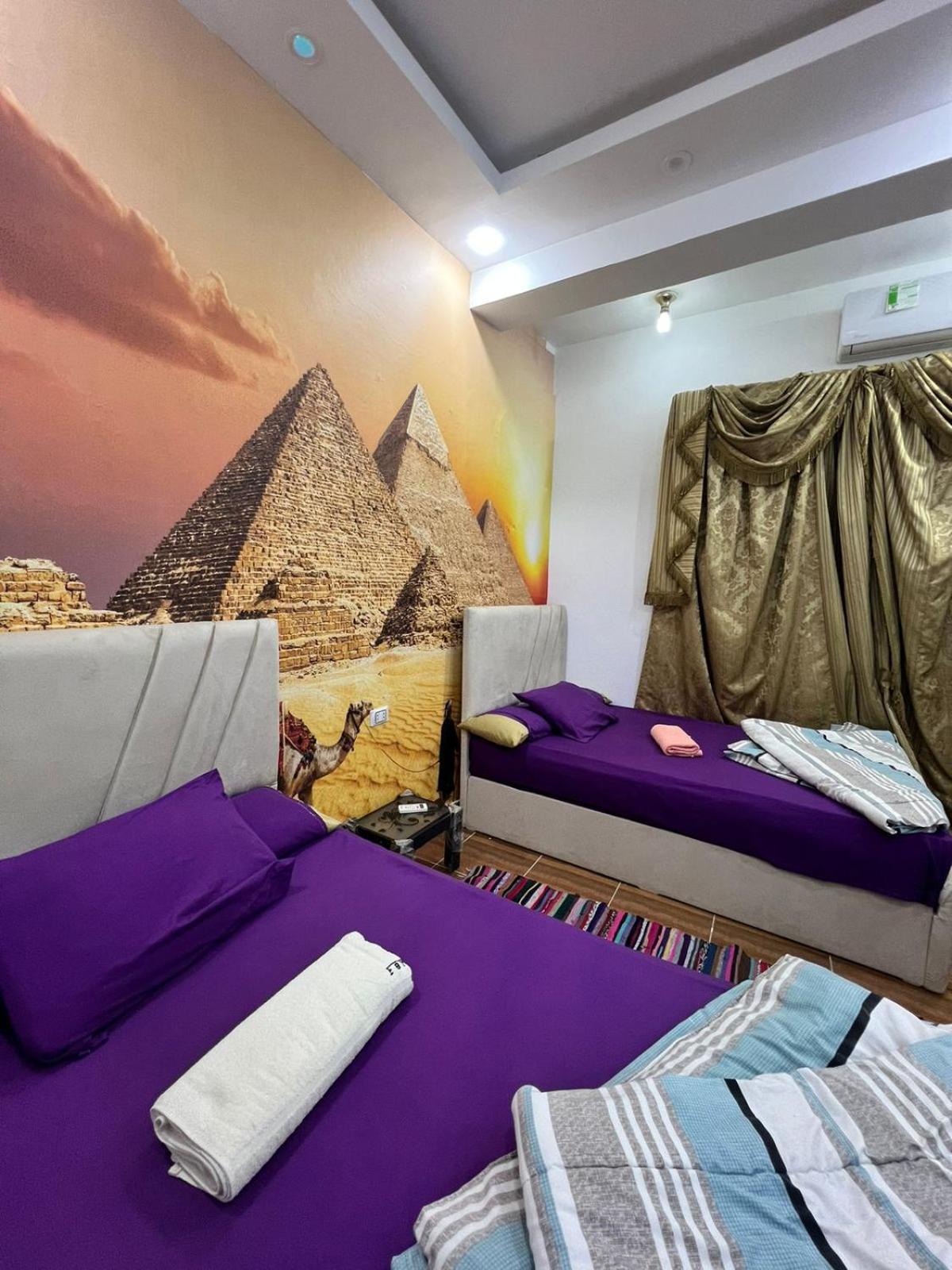 Jana Pyramids View In 3 Bed and Breakfast Kafret el-Gabal Eksteriør billede