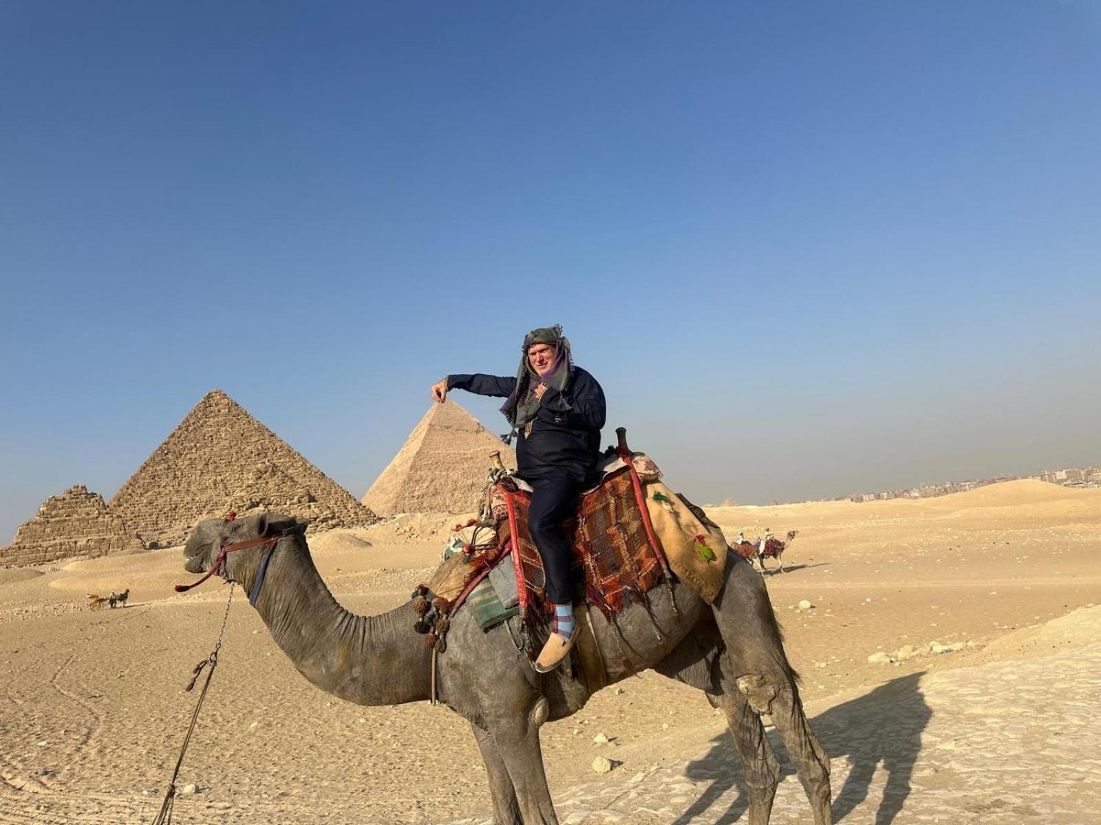 Jana Pyramids View In 3 Bed and Breakfast Kafret el-Gabal Eksteriør billede