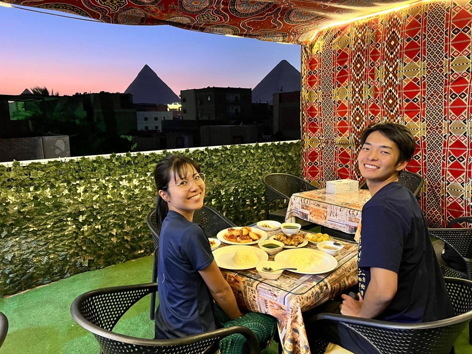 Jana Pyramids View In 3 Bed and Breakfast Kafret el-Gabal Eksteriør billede